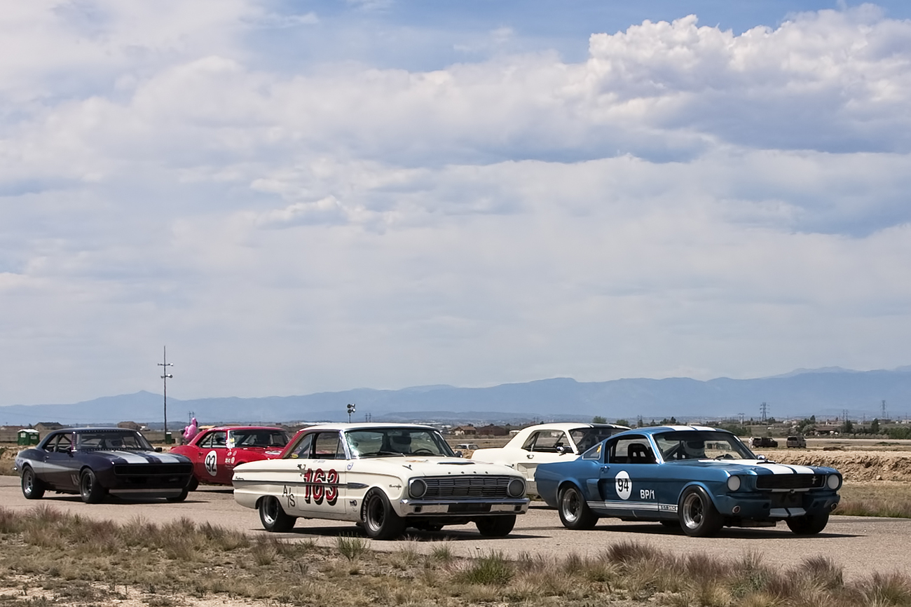 Startovní pole historických závodů Trans Am
