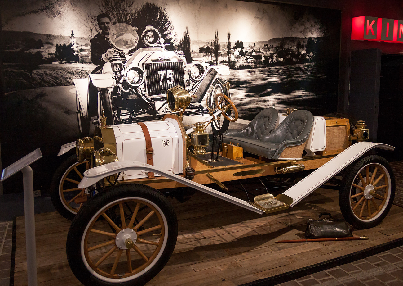 Ford T 1913. Nejstarší a zároveň i nejoblíbenější vůz ze sbírky.