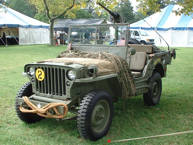 Willys MB, tak jak ho známe z válečných filmů